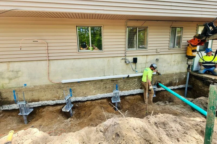 Helical Pier Installation In Atlantic Beach, FL