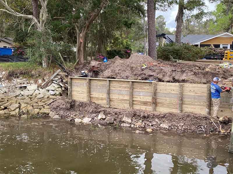 Seawall Repair in Atlantic Beach, FL